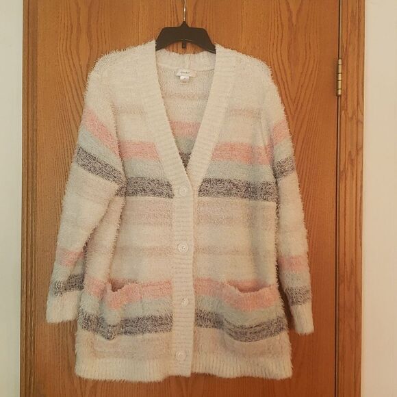Gorgeous CJ Banks Eyelash Knit Cardigan Sweater  - Sz 3X - Picture 1 of 6